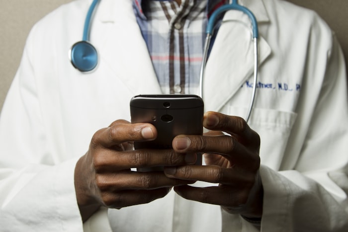 Medical professional at work